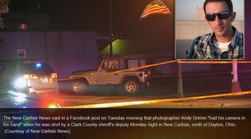 미국 경찰, 경고없이 사진기자 총격…카메라를 무기로 착각