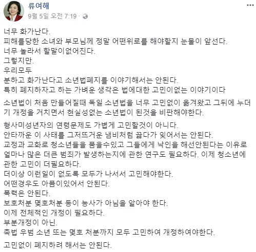 류여해 자유한국당 의원 / 사진=류여해 자유한국당 의원 캡처