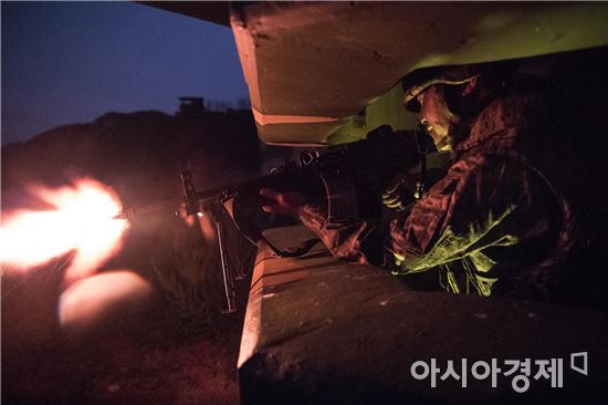 서북도서에 모인 해병대 최강전력