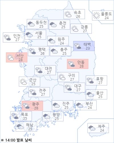 * 해당 이미지는 아경봇이 날씨 빅데이타를 기반으로 실시간 제작한 이미지입니다.(기상청/한국환경공단 제공)