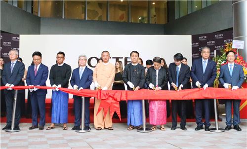 포스코대우, 미얀마 호텔 개장식 개최 