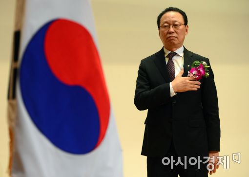 [포토]최흥식 신임 금감원장 취임