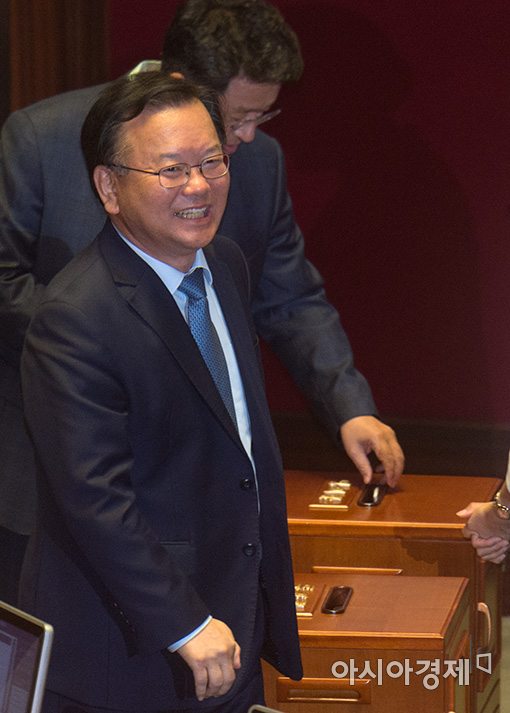 [포토]투표 마친 김부겸 의원