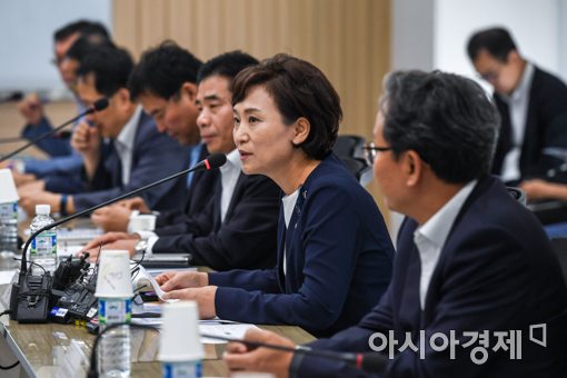 [포토]김현미 국토교통부 장관 인천공항 제2여개터미널 개장준비 점검