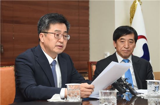 [일문일답]김동연·이주열 "한중 통화스와프 결과 예단하지 말아달라"