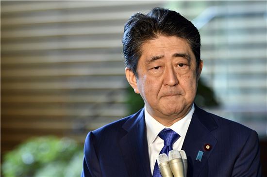[이미지출처=EPA연합뉴스]아베 신조 일본 총리