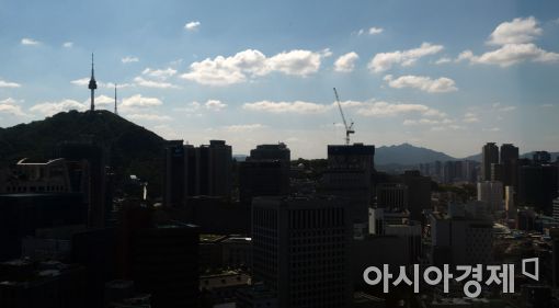 [포토]지친 마음, 가을 하늘에 위로받는 날