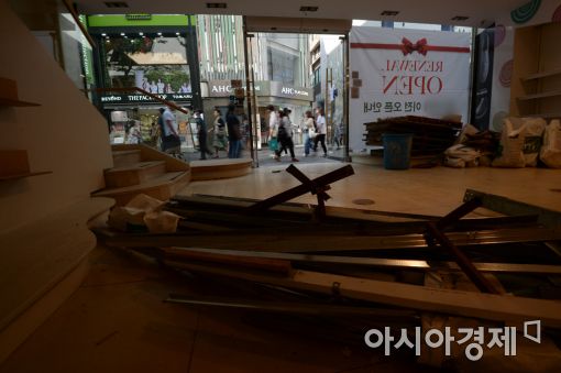 [포토]中 사드 보복에 폐업 정리 中 