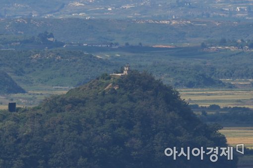[포토]적막한 북한초소