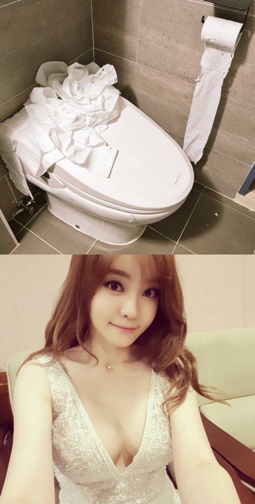 서유리, 초토화된 화장실 '무슨일?' 사진 공개 '깜짝'..."강한 욕망" 