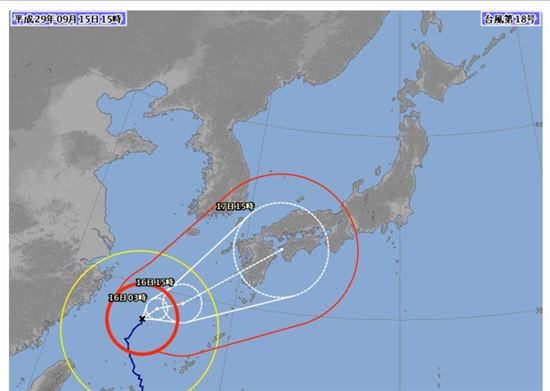 18호 태풍 탈림에 이어 19호 태풍 독수리 가세 '예상경로 봤더니..'