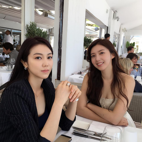 김옥빈 채서진 자매. 사진=채서진 인스타그램 캡처