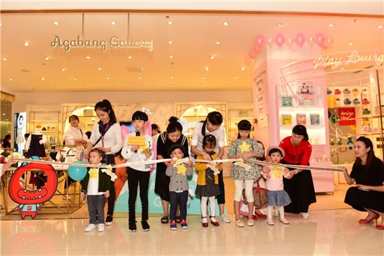아가방앤컴퍼니, 中 최대 규모 왕푸징 백화점 그룹 채널에 입점 성공