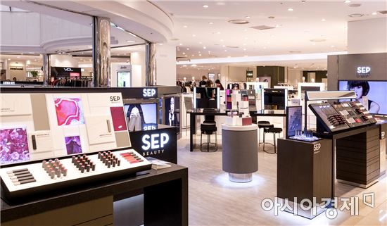 CJ오쇼핑 'SEP', 백화점 1층에 단독매장 오픈