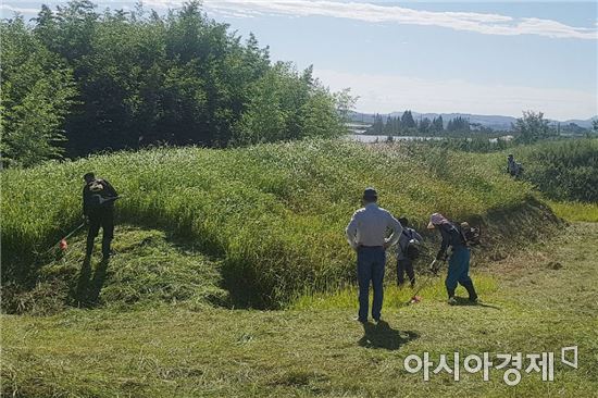 함평군 월야면 문화재 주변 환경정비