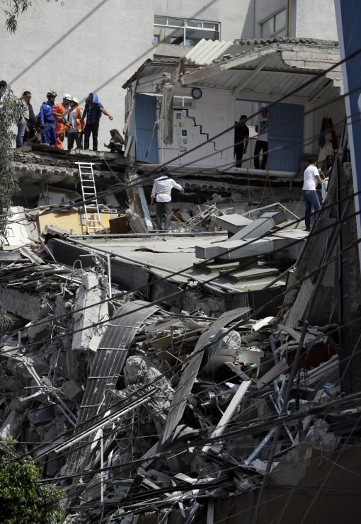 멕시코서 또 '7.1 규모' 강진…최소 60명 숨져
