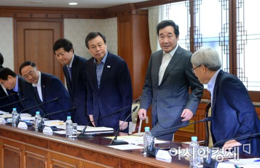 [포토]이낙연 총리, 제20차 국가지식재산위원회 참석