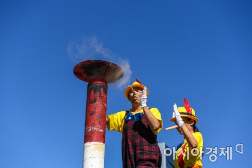 [포토]석탄발전소 친환경 홍보 비판