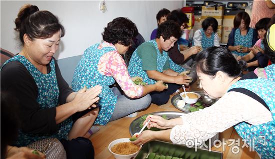 함평군 엄다면 추석맞이 송편 나눔
