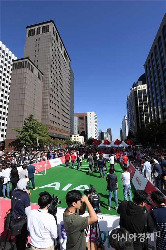 [포토]'도심 속 축구 클리닉'