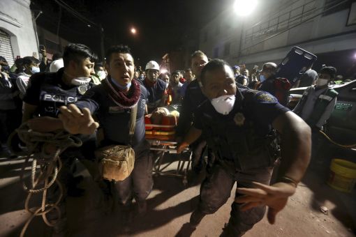 멕시코 지진 사망자 248명으로 늘어…인명피해 더 늘듯