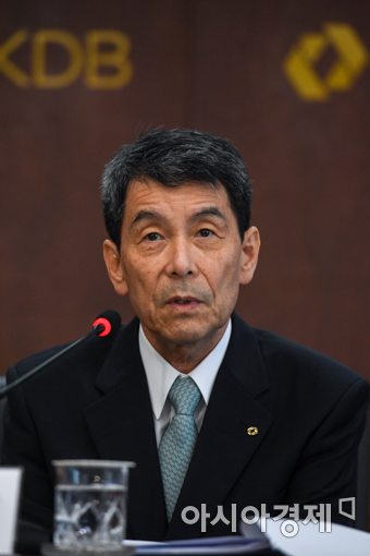 [포토]이동걸 산업은행 회장 기자간담회 