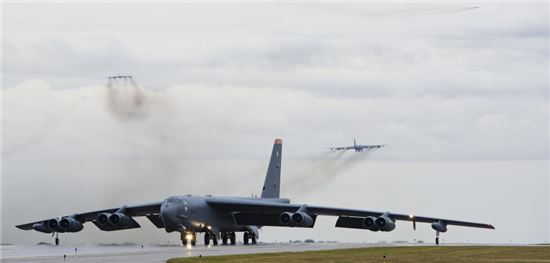 미 공군의 B-52 폭격기. 사진 = USAF