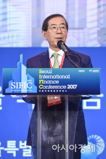 [포토]환영사하는 박원순 서울시장