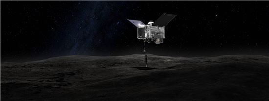 ▲오시리스-렉스는 소행성 '베누'에 도착해 샘플을 채취해 지구로 돌아온다.[사진제공=NASA]