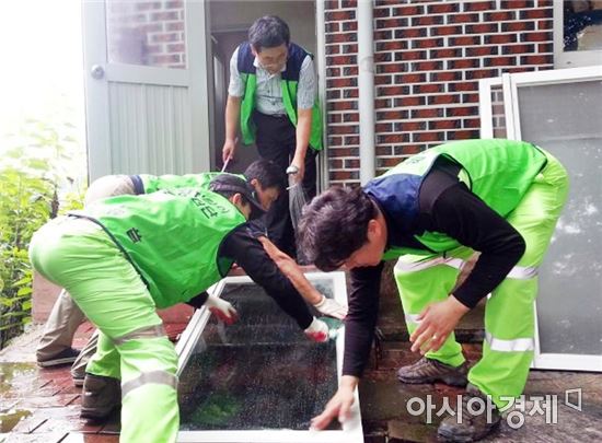 장흥군 장흥읍, 추석 명절맞이 경로당 환경정비 실시