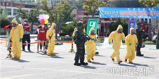 함평군 생물테러 대응 유관기관 합동 모의훈련 실시