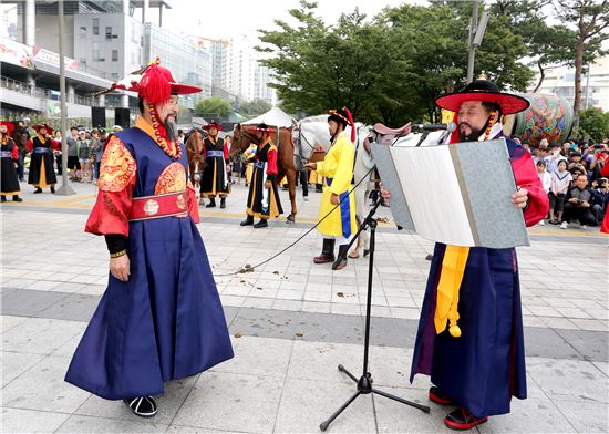 금천구 정조대왕 능행차, 격쟁 재현