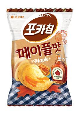 오리온, 포카칩 메이플맛 출시
