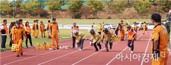 함평군의용소방대 기술경연대회 개최