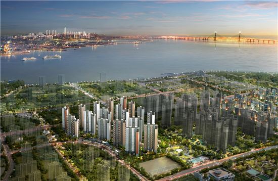 'e편한세상 영종하늘도시2차'…60㎜ 바닥 차음재로 층간 소음 막아