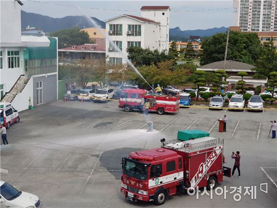 장흥군, 화재진압 골든타임을 잡아라!