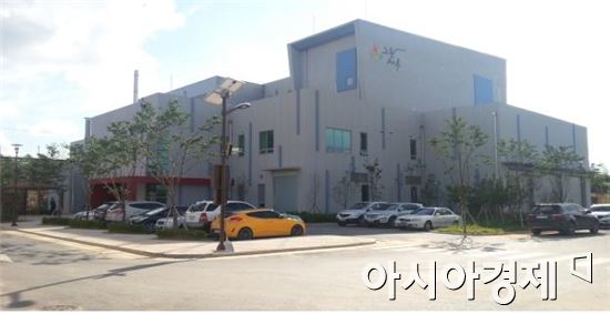 산포면 신도산단 내 생활폐기물 전처리시설 전경. 사진=나주시