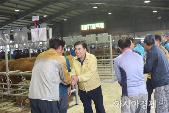 보성군, 추석명절 앞두고 가축시장 ‘활기’