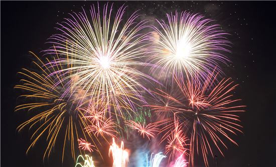 불꽃축제 사진 스마트폰으로도 가능해요~