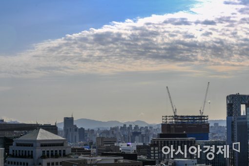 [포토]가을 정취 풍기는 서울 하늘