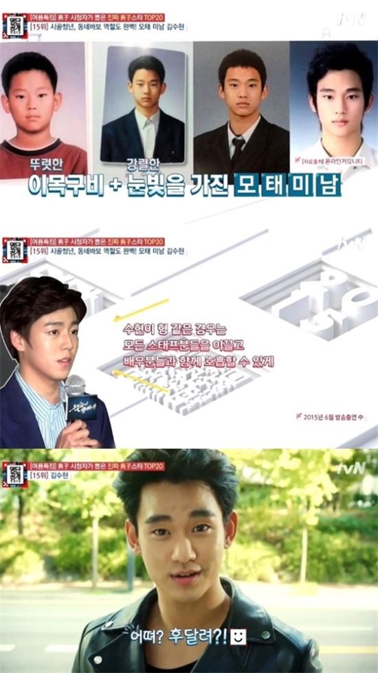 김수현, 모태미남 인증한 과거 사진 다시보니…또렷 이목구비