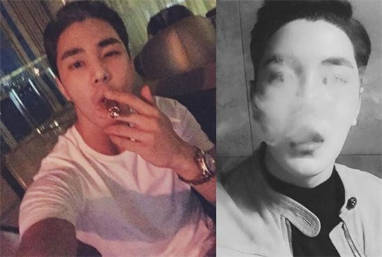 차주혁, SNS에 애연가 입증 '시가담배까지 거침없이'