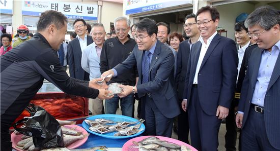 이재영 전라남도지사 권한대행,무안전통시장 방문