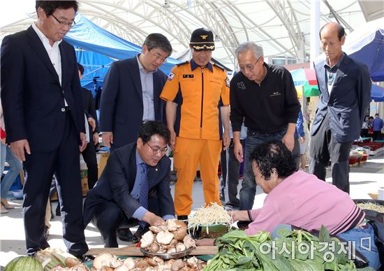 이재영 전라남도지사 권한대행,무안전통시장 방문