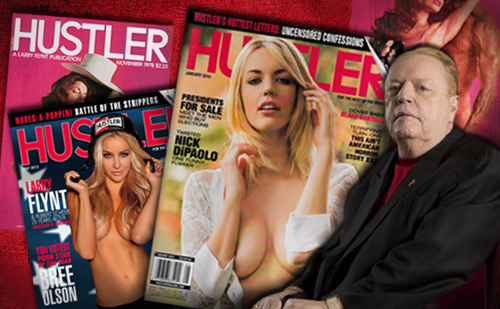 미국의 하드코어 포르노잡지 '허슬러'의 창간인 래리 플린트는 미국 언론 자유의 상징적 인물로 회자된다. 그래픽 = 이진경 디자이너