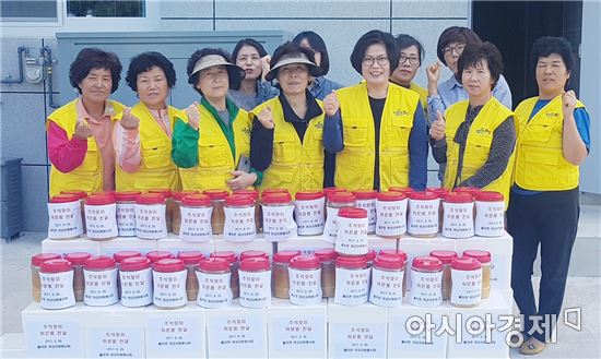 보성군 율어면, 추석명절‘사랑의 시루떡, 단호박식혜’나눔 전개