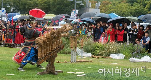 [포토]조선시대 "왕실호위군 무예시연"