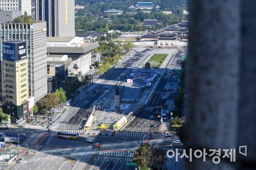 [포토]추석연휴, '텅빈 도심'