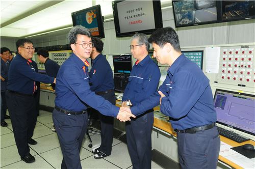 김형건 SK종합화학 사장, 연휴 현장찾아 직원 격려