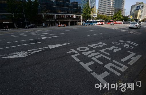 [포토]한산한 세종대로